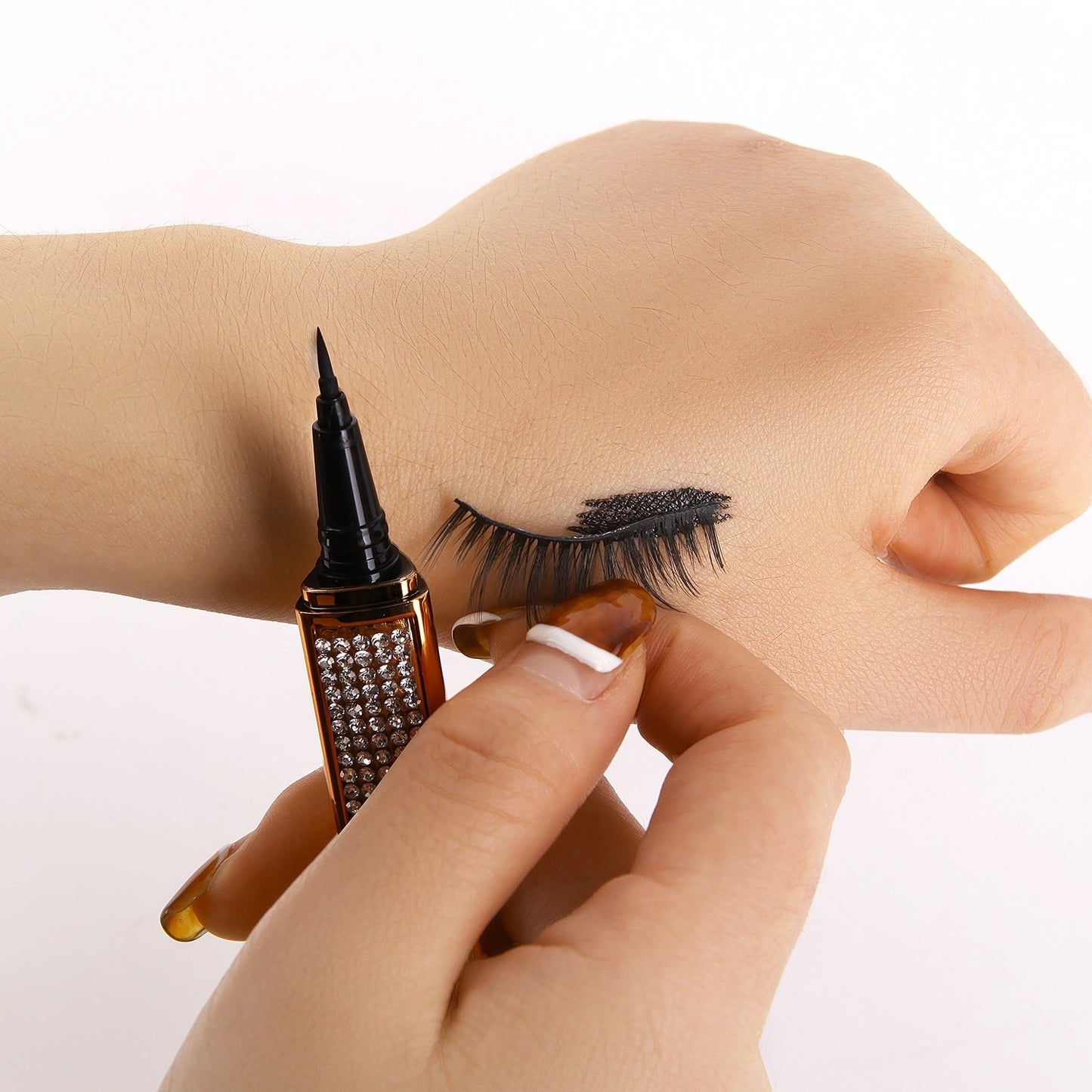 Self-adhesive Waterproof Liquid Eyeliner Pencil - SixtyKey new model design Dubai fashion style 2021 best price