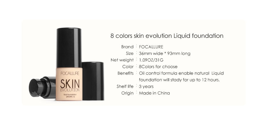 Skin Foundation Concealer Oil-control Face Full Coverage - SixtyKey new model design Dubai fashion style 2021 best price