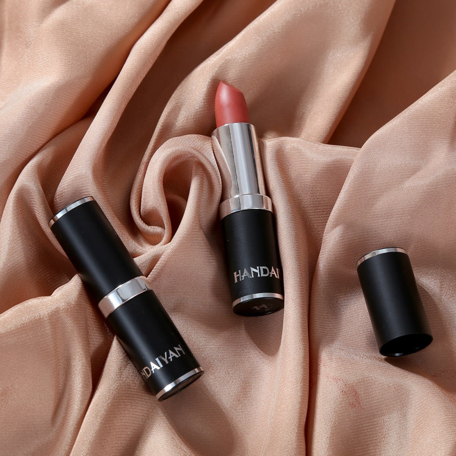 Lipstick Matte Waterproof Velvet Moisturizing - SixtyKey new model design Dubai fashion style 2021 best price