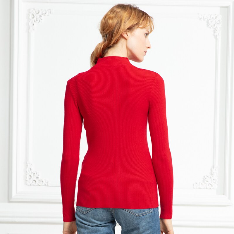 Winter Turtleneck Pullovers Sweaters Primer shirt long sleeve Short Korean Slim-fit tight sweater - SixtyKey new model design Dubai fashion style 2021 best price