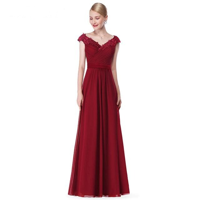 Elegant A Line Formal Dress - SixtyKey new model design Dubai fashion style 2021 best price