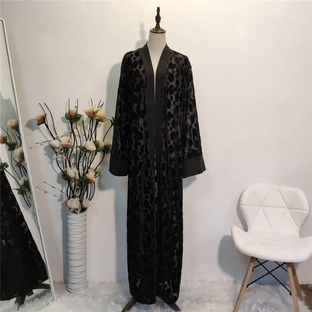 Black Abaya with Robe - SixtyKey new model design Dubai fashion style 2021 best price