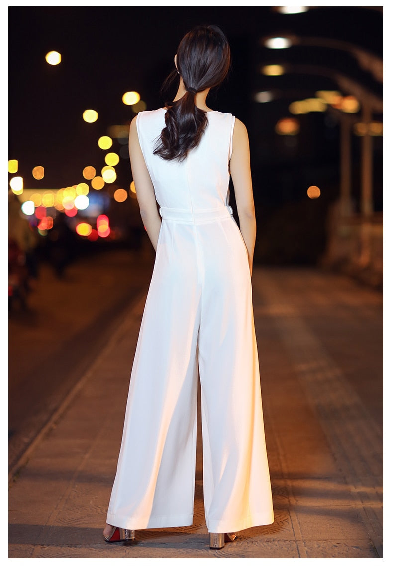 Loose Jumpsuit with Long Pants - SixtyKey new model design Dubai fashion style 2021 best price