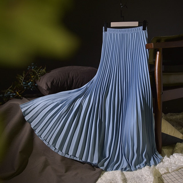 Pleated Long Skirt - SixtyKey new model design Dubai fashion style 2021 best price