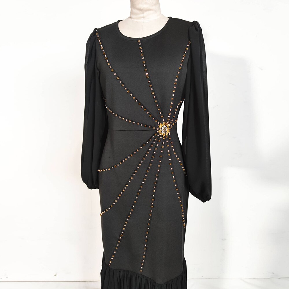 Dress Diamonds crystal Femme - SixtyKey new model design Dubai fashion style 2021 best price