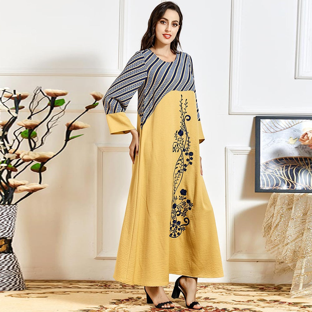 Cotton Maxi Dress G&Y - SixtyKey new model design Dubai fashion style 2021 best price