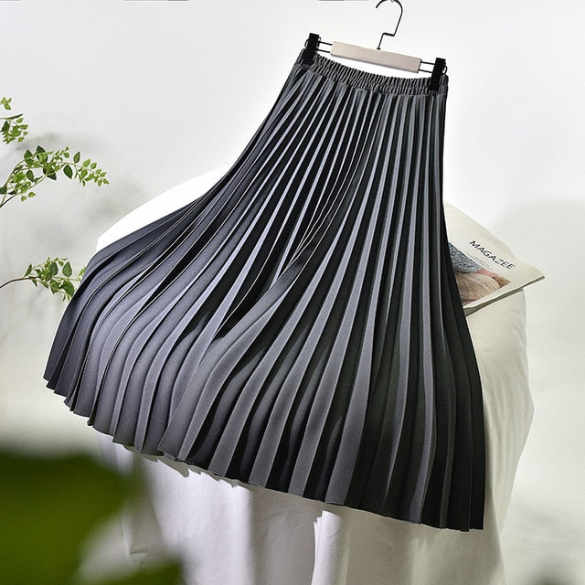 Pleated long skirt (II) - SixtyKey new model design Dubai fashion style 2021 best price